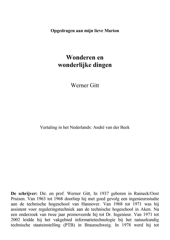 Niederländisch: Wunder und Wunderbares