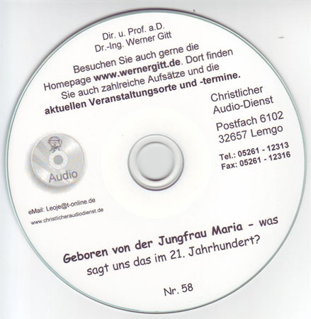 Geboren von der Jungfrau Maria